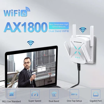 와이파이 라우터 증폭기, 장거리 확장기, 무선 부스터, 와이파이 홈 리피터, 1200-3000Mbps, 2.4 GHz, 5.8GHz 신호 