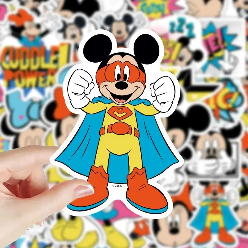 Disney mickey bonito criativo padrão dos desenhos animados móvel desktop personalizado moda simples adesivo decorativo à prova dwaterproof água atacado