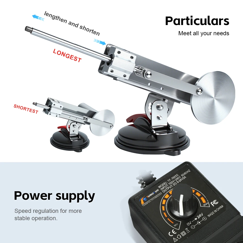 Mini Electric Telescopic Linear Actuator 3-24V 3XLR Reciprocating Mechanism Motor 65MM Stroke Connector Linear Actuator Motor