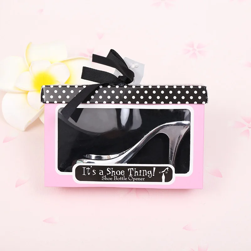 

10 Pieces/lot Wedding Celebration Gift Of It's A Shoe Thing High Heel Bottle Opener Wedding Favors For Party Favors