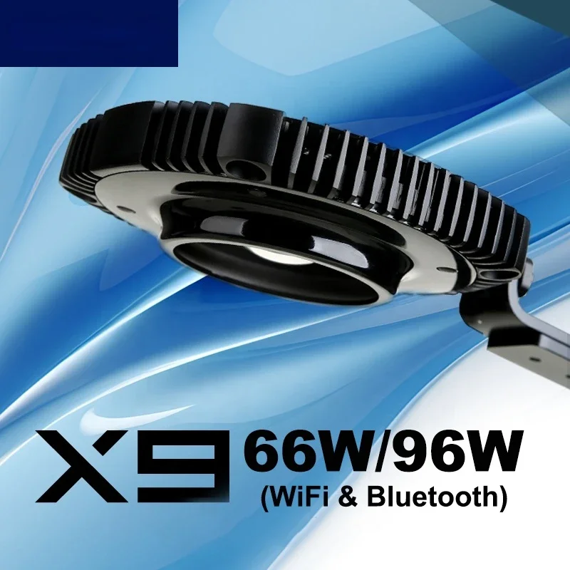 X9 66W/96W Bluetooth & WiFi  RGB Adjustable Color Channels Marine Aquarium LED  for Saltwater Coral Reef Fish Tank