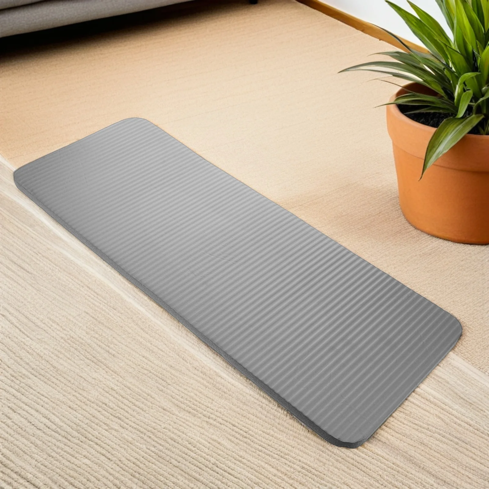 

Knee Cushion Mat for Planks Non-slip Wrist Fitness Abdominal Yoga Rubber Pad Floor Workouts Support Extra Padding