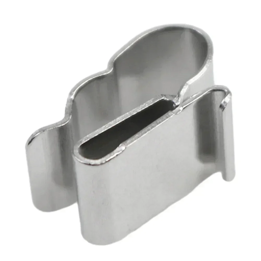 100Pcs Solar Panel Cable Clips Stainless Steel PV Cable Clamp For Home Kayaks Fishing Boats Wire Clip Set Photovoltaic System