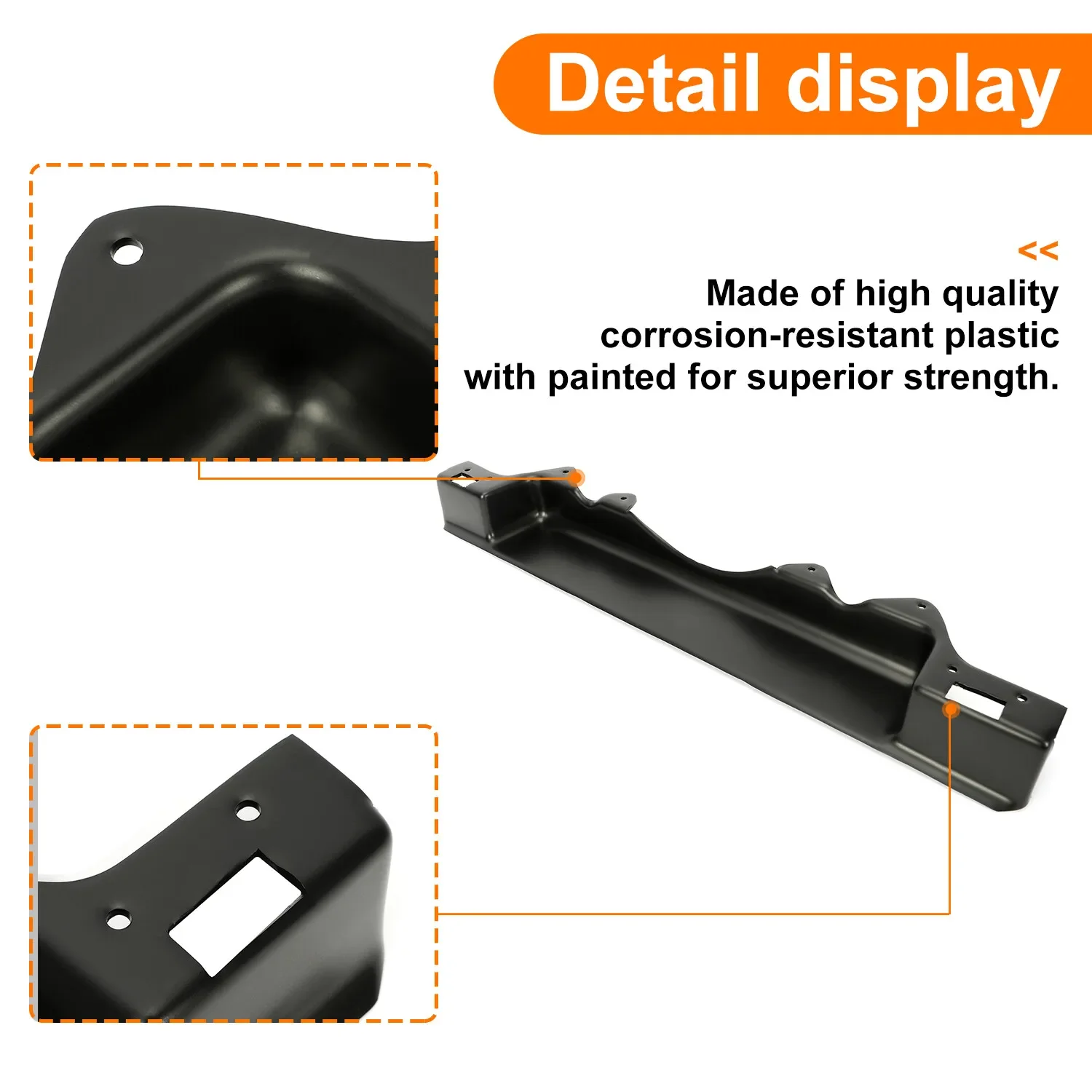 For Cadillac Brougham 1980-1992 Rear License Plate Molded Filler Holder Bracket