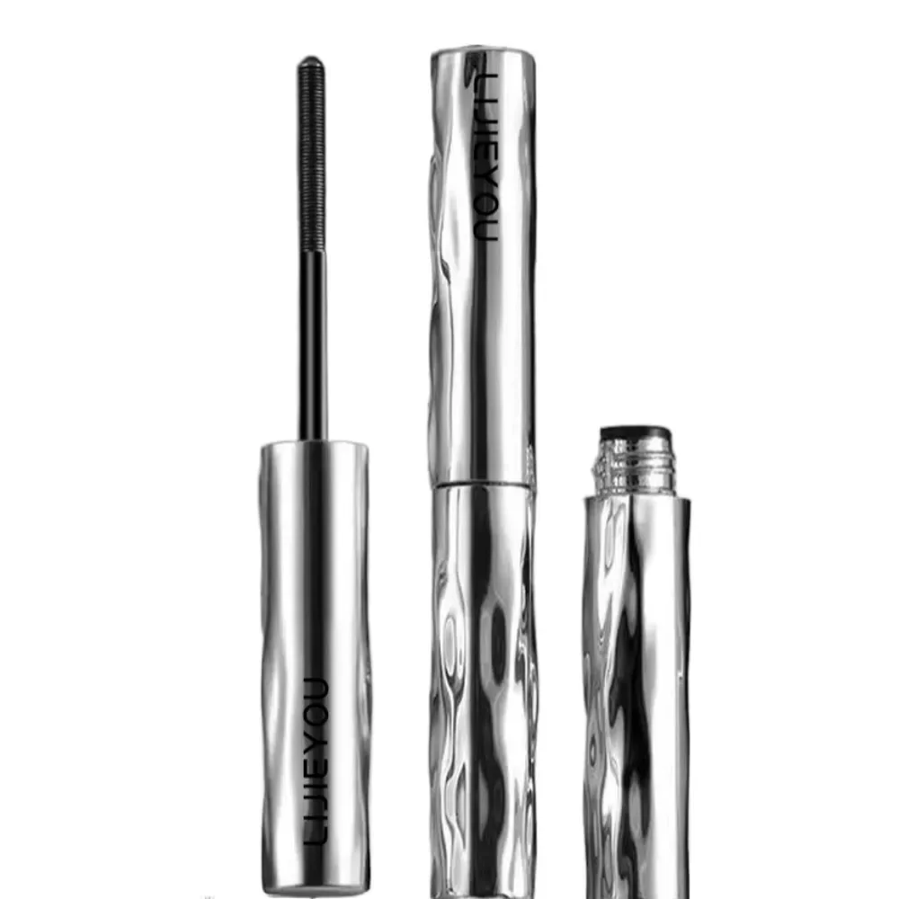 Colorful Metal Iron Lashes Mascara Waterproof Extended Effect Colored Mascara Small Silver Tube Fast Dry Eyelash Extensions