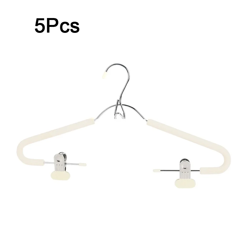 

5Pcs Stackable Sponge Underwear Drying Rack No Trace Space Saving Non-Marking Hanger Anti-slip with Clips Pants Rack Student