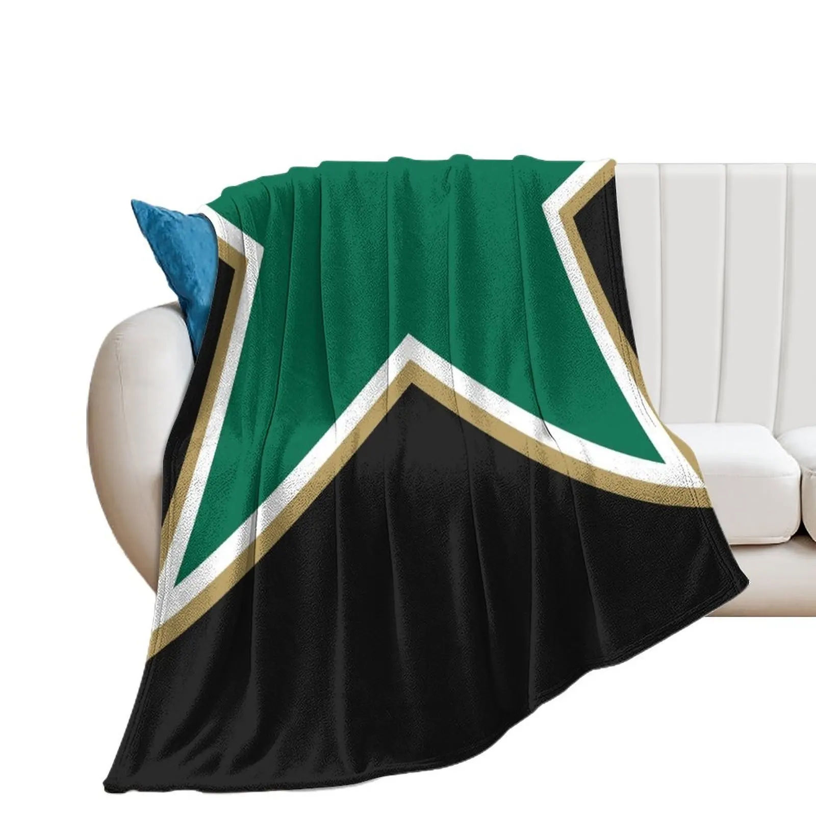 

Dallas Stars retro stripes Throw Blanket Cute Plaid Cute Custom Plaid on the sofa Blankets