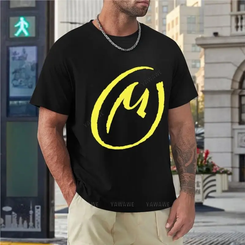 The Yellow 'M' (La marque Jaune) T-Shirt customized t shirts o neck t-shirt fitted t shirts for men cotton top tees mens t-shirt image 4