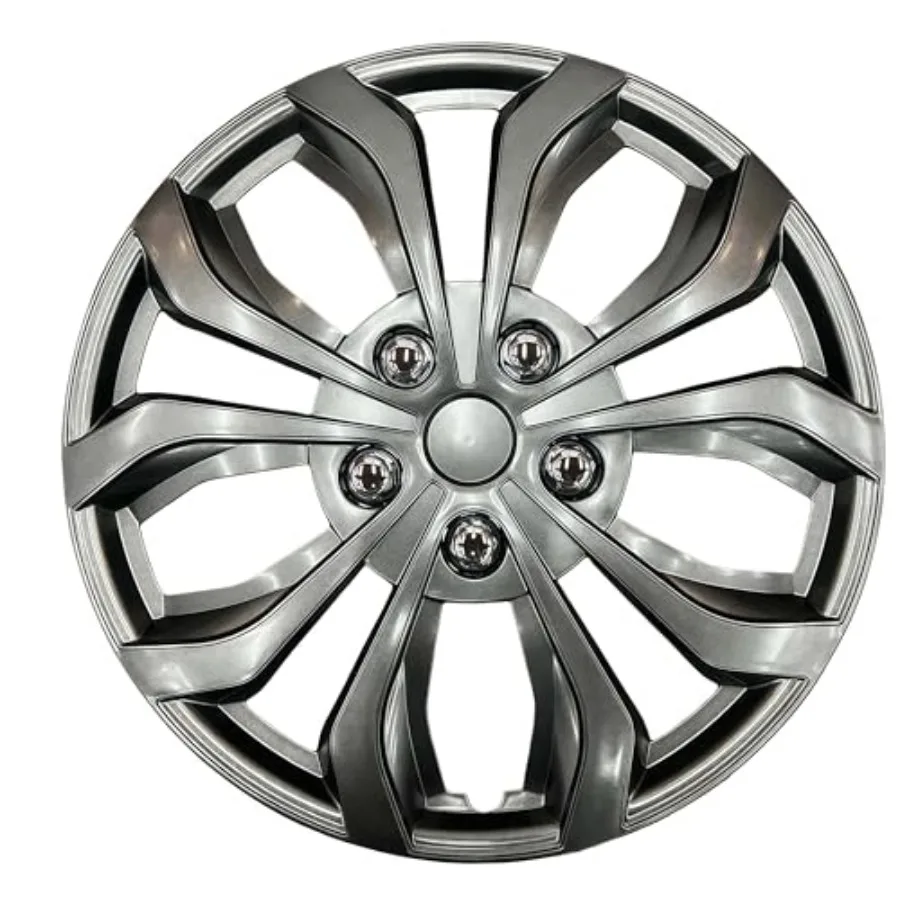 

Premium Universal Hubcaps 17 inch Compatible with Steel Wheels Set of 4