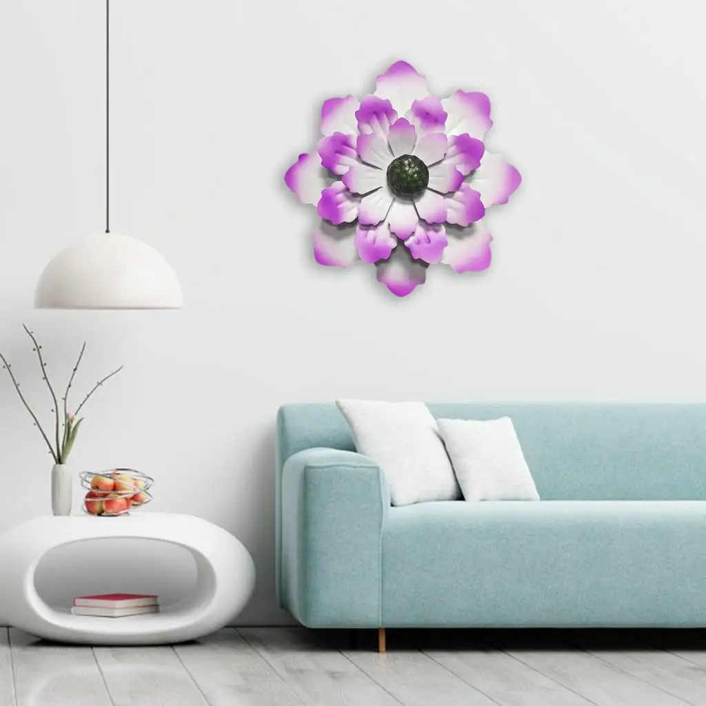 flower panel Hanging Statue Decor Decorations, Outdoor Hanging Wall Decor Sculptures for home and garden Yard