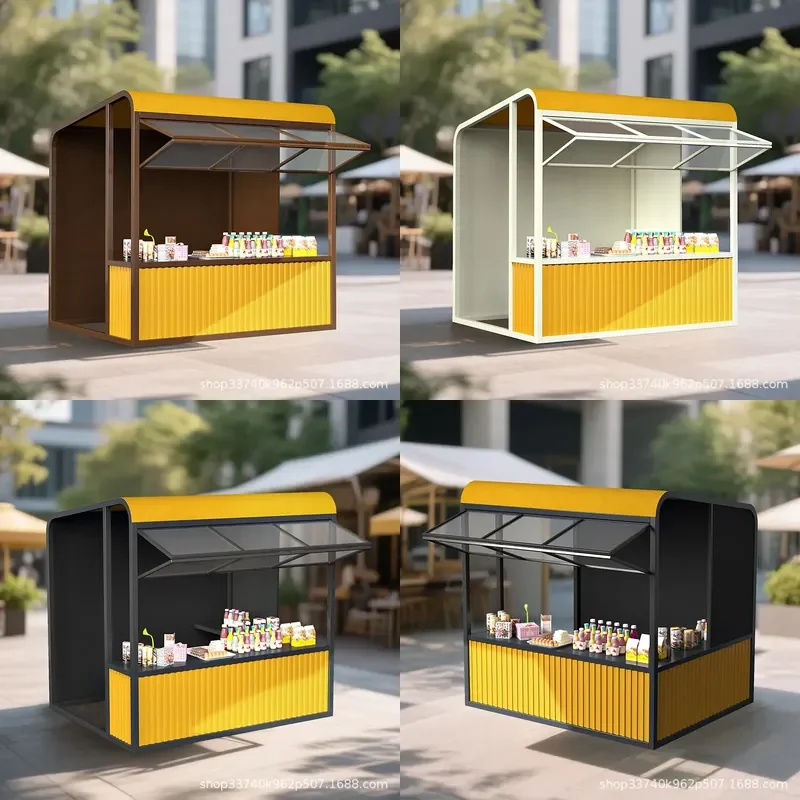 For Outdoor Market Commercial Street Night Mall Promotion Display Rack Folding Booth Stand Cultural Tourism Activity Cart
