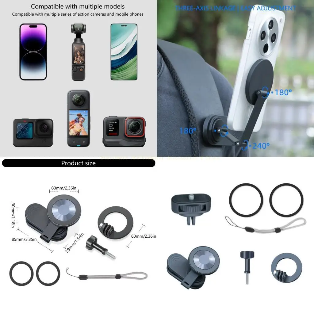 

Detaching Clip For Backpacks Combines Lightweight Construction With Heavy Duty Carrying Performances