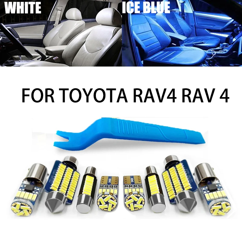 

Car LED Interior Light Canbus For Toyota RAV4 RAV 4 XA10 20 30 40 50 1998 2004 2006 2018 2019 2020 2021 Accessories Indoor Lamp