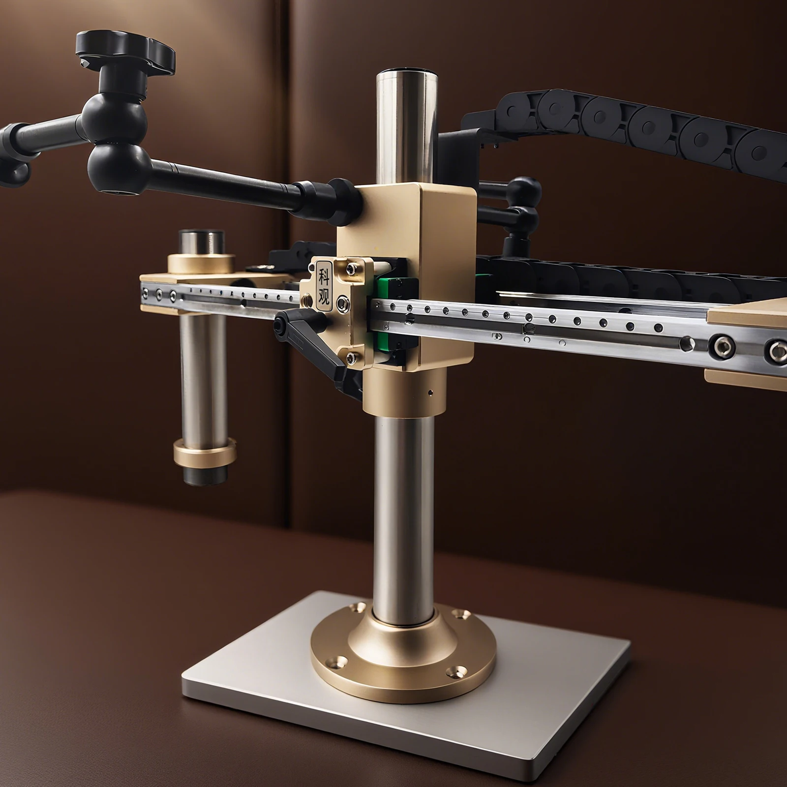 Multi-Directional Microscope Bracket Slide Rail Swing Arm Universal Lifting 360° Adjustable Stable Fixed Maintenance for Phones