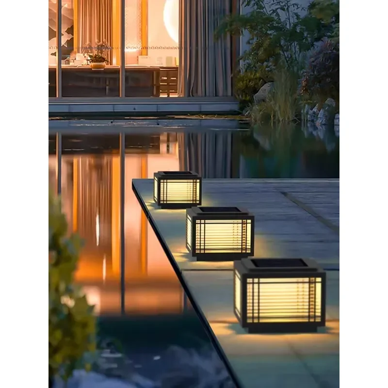 Bright White Gate Outdoor Light Solar Gate Post Pillar Outdoor Light for Door Wall Outdoor Lighting and Street Garden Wall view 6