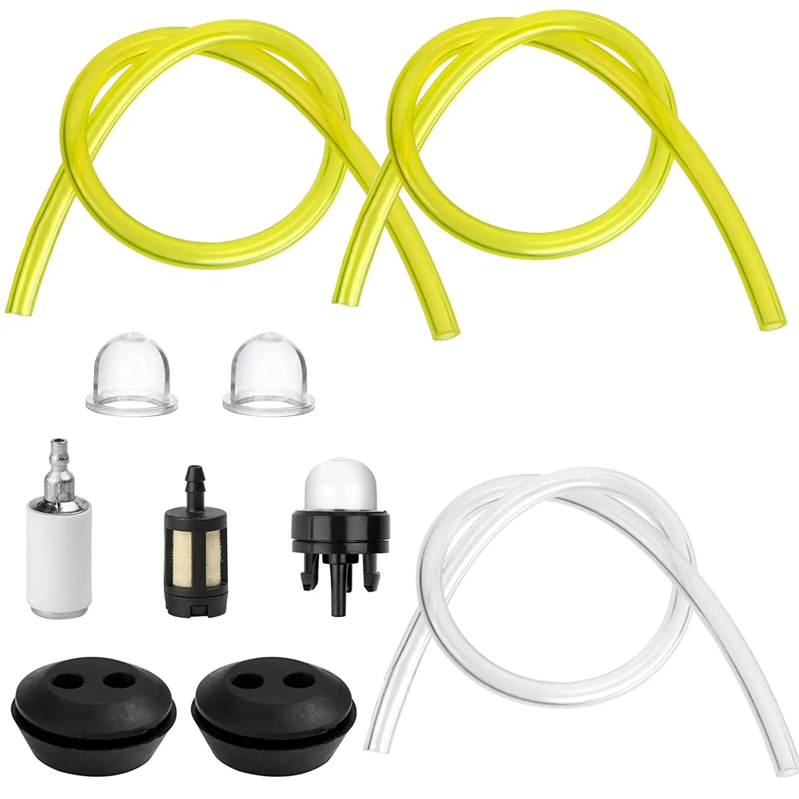 

1Set Fuel Line Hose Tube Fuel For Primer Bulb Fuel Filter Fuel Tank Seal Gasket Accessories For Lawn Mower Trimmer Power Tool