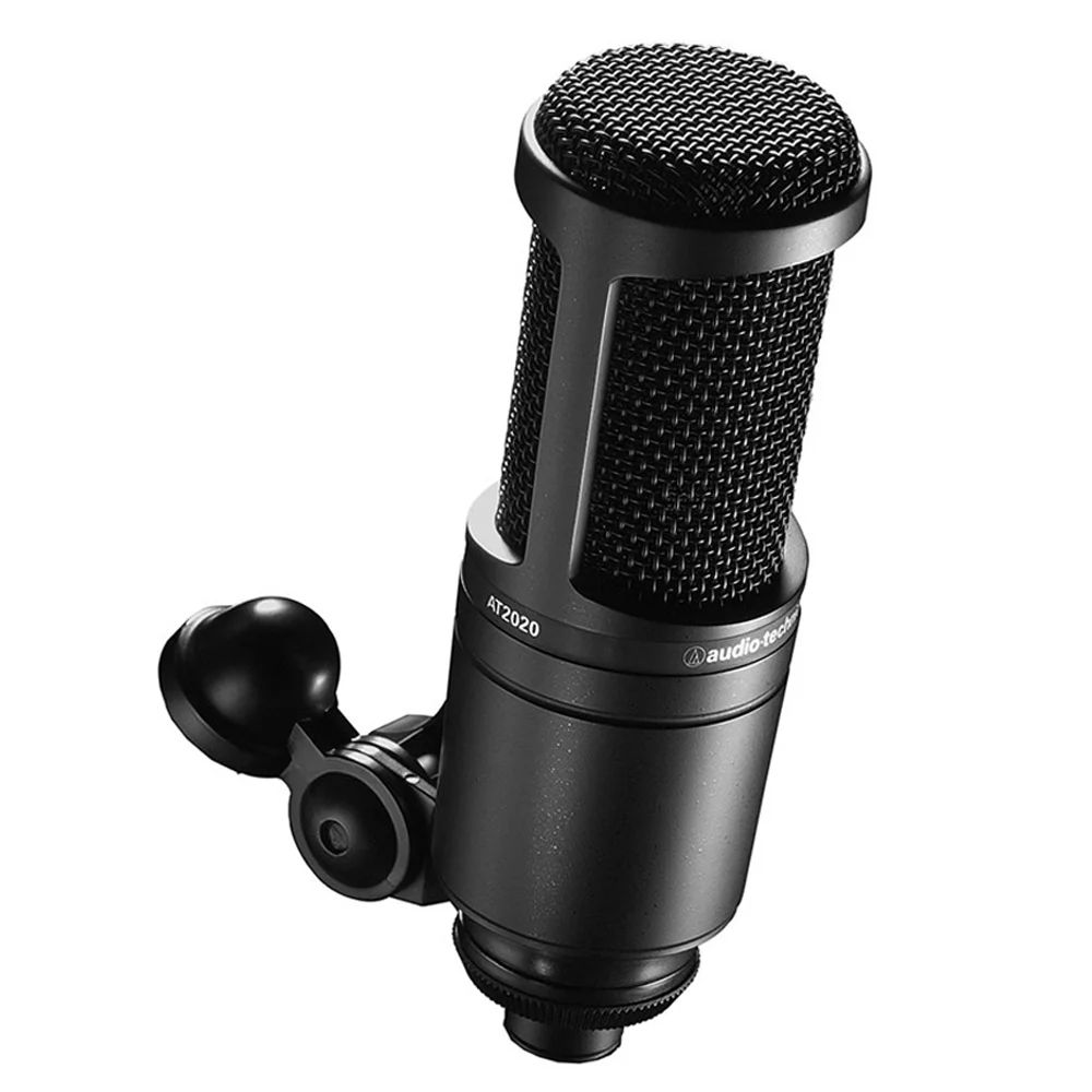 AT2020 Cardioid Condenser Studio XLR Advanced Recording USB Karaoke Condenser Microphone or Live Streamiing Project Home Studio