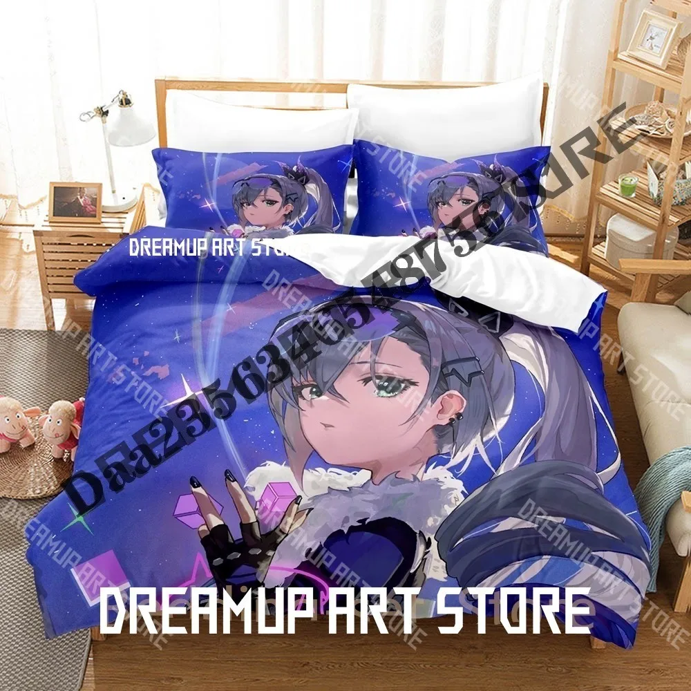 3D Print Honkai Star Rail Silver Wolf Bedding Set for Boys Girls Duvet Cover Pillowcase Twin Queen King Full Single Double Sizes