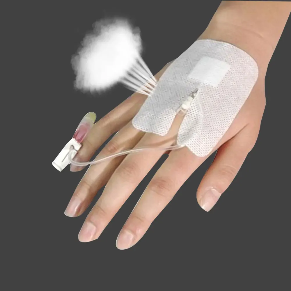 500Pcs 6*8cm IV Cannula Fixed Dressing Non Woven Film / U Type Self Adhesive Wound Dressing Sterile