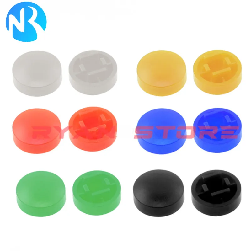 10 set B3F 4055 12*12*7.3MM interruttori tattili interruttore tattile a pulsante + A25 cappello a colori Tact Touch Micro interruttore Cap muslimah