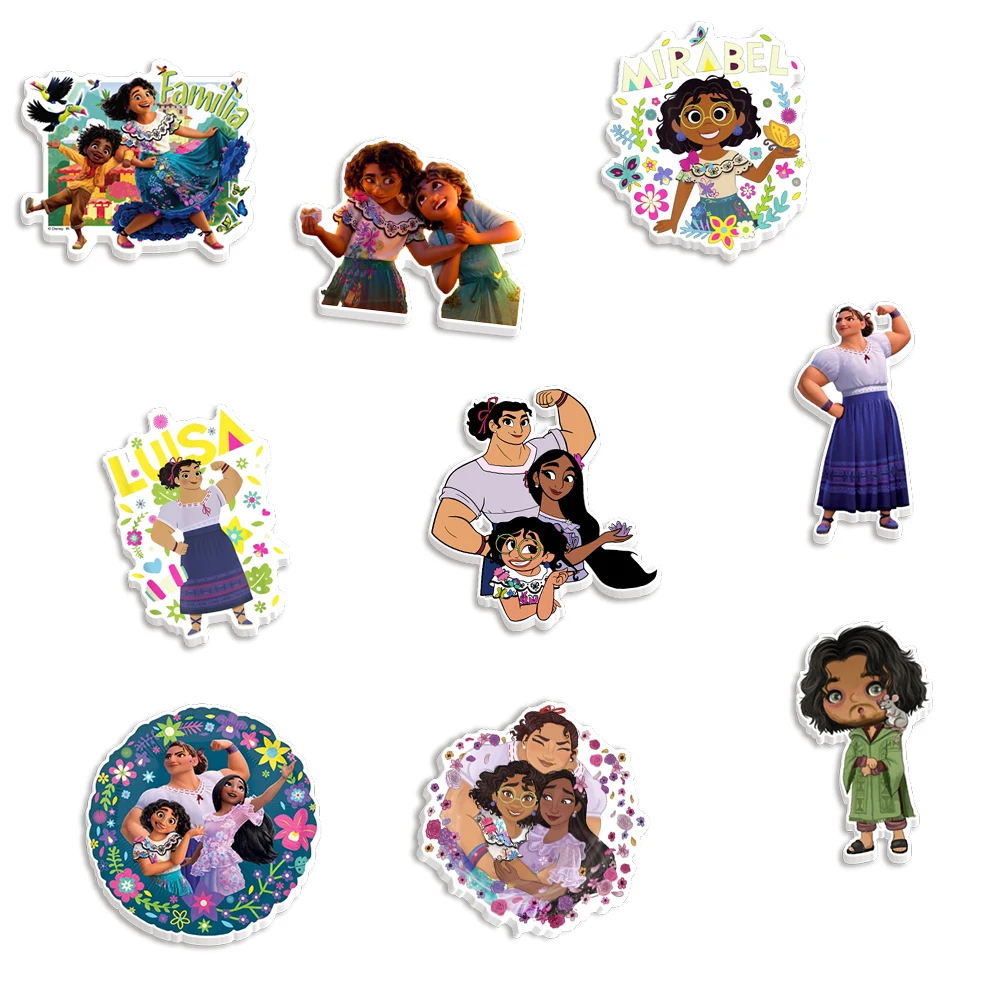 

10 Pieces/lot Disney Encanto Flat Resin DIY Earrings Home Decoration Accessories
