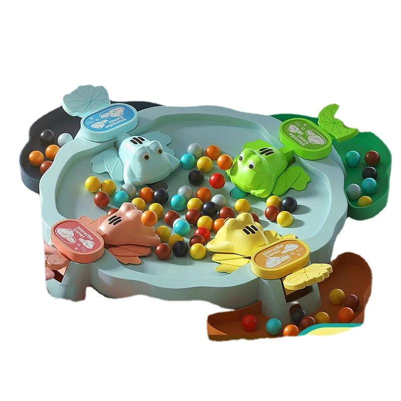 

Yy Frog Eating Beans Children's Toys Parent-Child Interactive Battle Focus on Educational Training