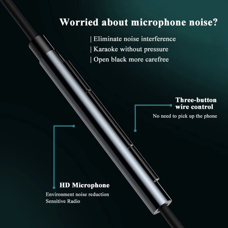 Auriculares con cable y cavidad de cerámica, audífonos de hierro de doble acción, unidad de doble acción, calidad Hifi, reducción de ruido, micrófono impermeable para dormir