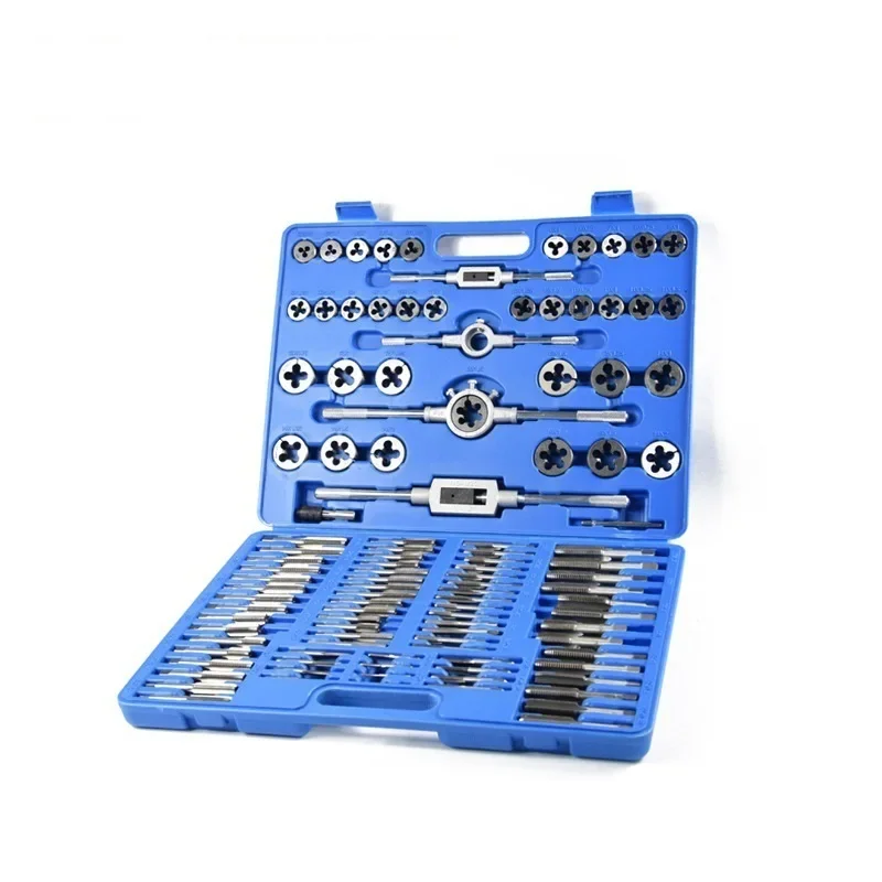 36 54 64 110 pcs Multifunction Die Wrench Set  External Thread Cutting Tapping Hand Tool Screw Tap Die Set