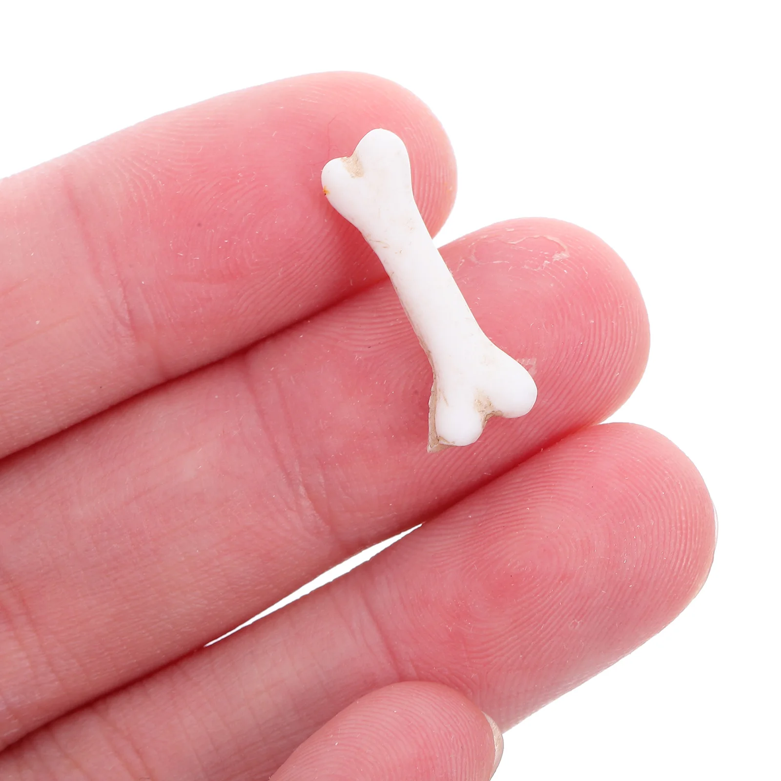 30 قطعة مجموعة عظام وهمية عظام صغيرة محاكاة الراتنج الأبيض وهمية المنمنمات الصغيرة تأثيري الدعامة هالوين العظام المصغرة