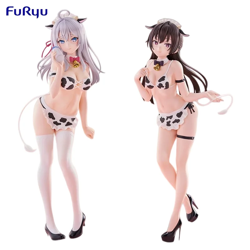 FuRyu TENITOL Alya Sometimes Hides Her Feelings in Russian Alya & Yuki Suou Cow Pattern Bikini Collectible Toys Decor Ornaments