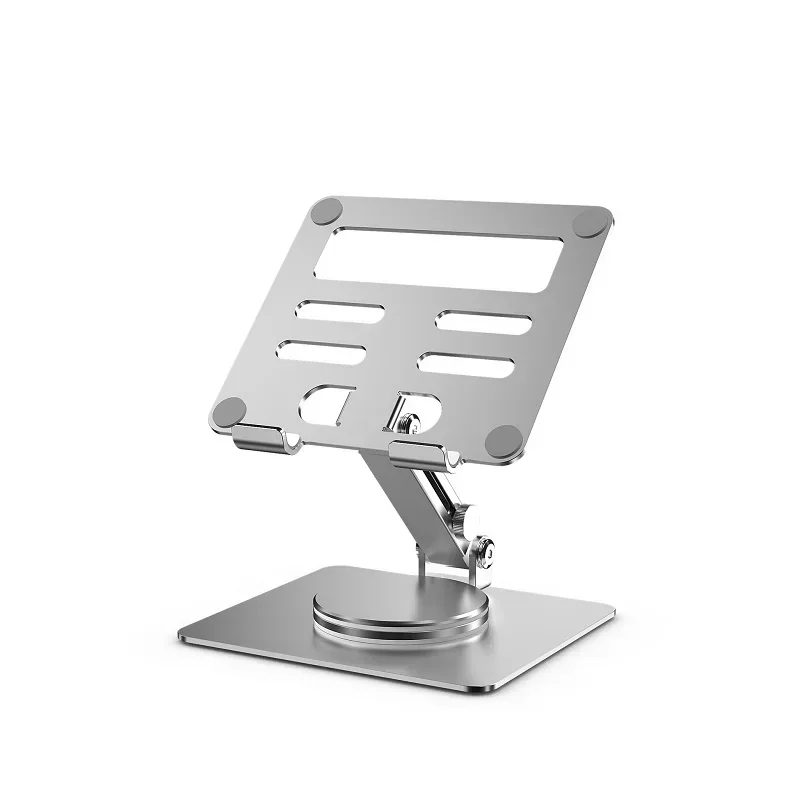 Adjustable Aluminum Alloy Tablet and Phone Stand Foldable, Rotatable, and Ergonomic Support for iPad and Mobile Devices