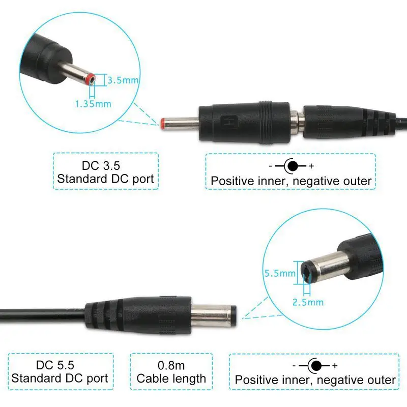 Kabel USB Power Boost do DC 5.5/3. 5mm Router Optyczny przewód wzmacniający Cat DC 5V do 9V/12V Kabel USB Power Boost