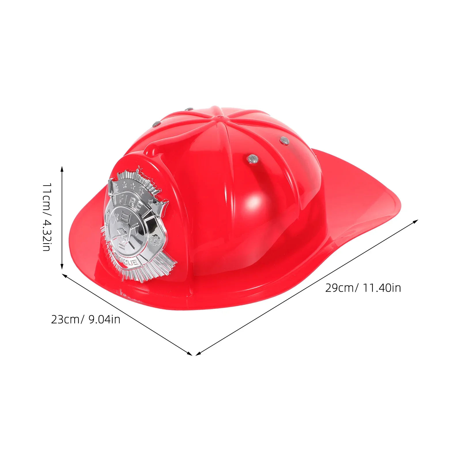 หมวกนักดับเพลิงพลาสติก ปี 2026 สำหรับงานปาร์ตี้แฟนซี ชุดเล่นบทบาทสมมติ งานวันเกิด ฮาโลวีน อุปกรณ์เสริมคอสเพลย์