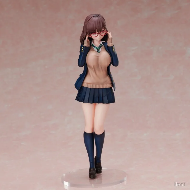 In Stock Original UnionCreative Megane JK-san 270mm Anime Figure Gift Statue Collectible Toy Model