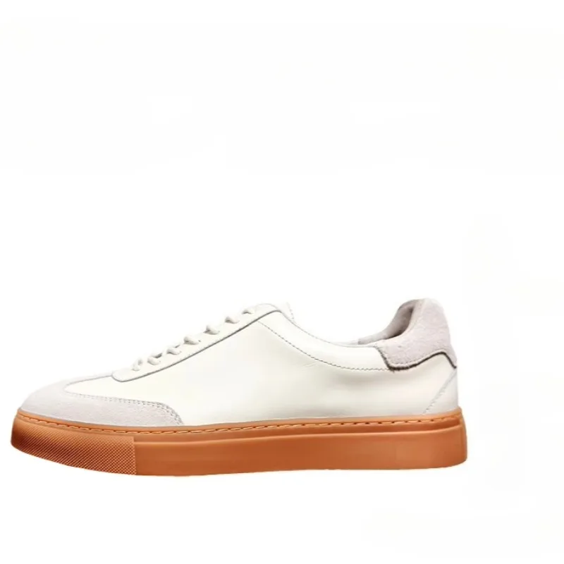 

Модная мужская повседневная обувь из воловьей кожи с толстой подошвой, уличная походная рабочая тренировочная обувь, мужские кроссовки, оксфорды из натуральной кожи на плоской подошве