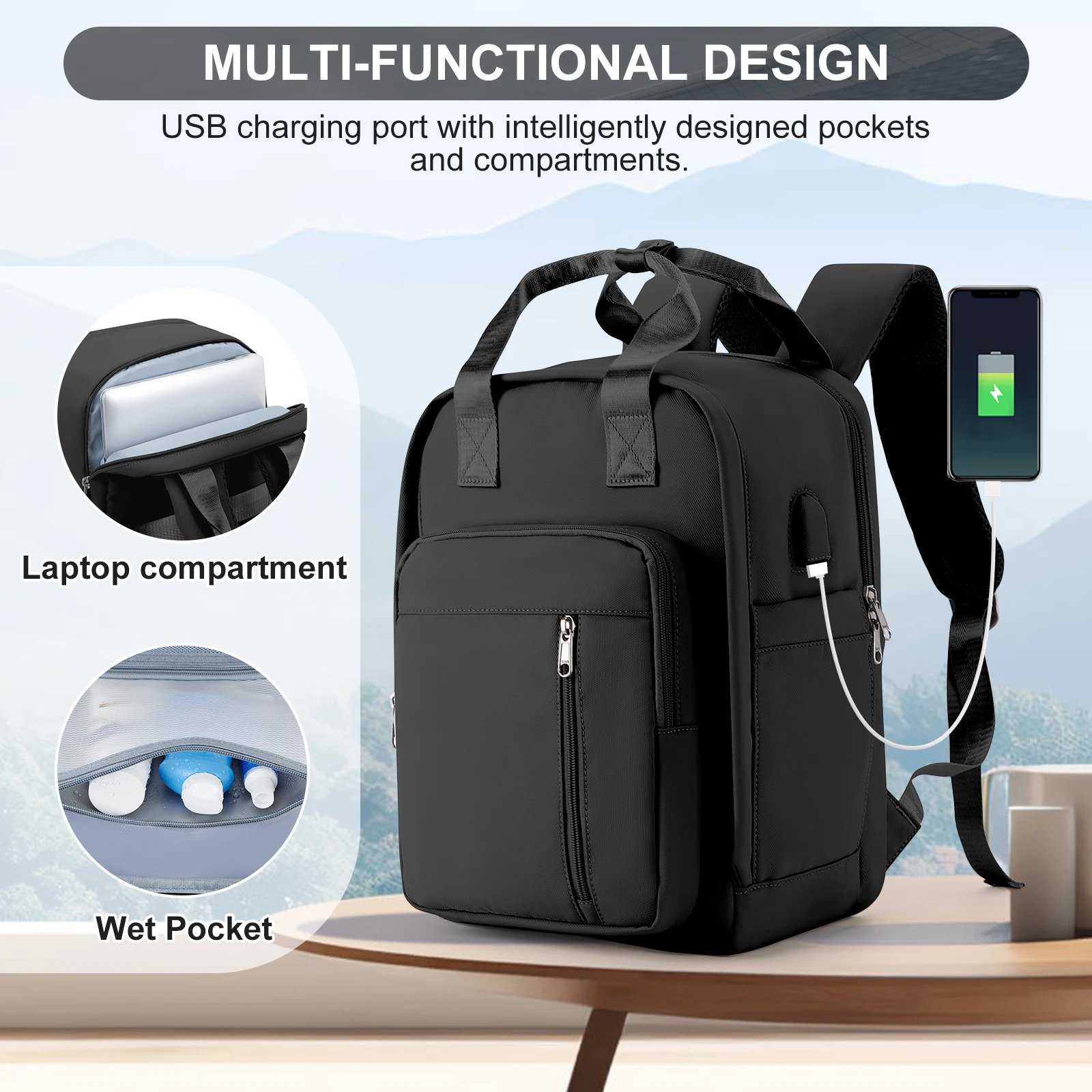 Cabin Airplane Travel Backpack 40x20x25 Ryanair Airlines Personal Item Bag 45x36x20 EasyJet Wizzair Suitcase Backpack Women Men