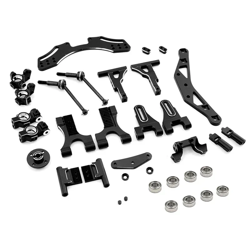 Kit de actualización de suspensión de dirección de Metal, amortiguador CVD, brazo inferior para coche 1/10 RC 3Racing Sakura D5, 1 par