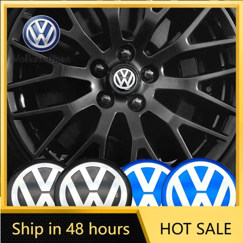 

2026 Hot For VW VOLKSWAGEN 56mm-120mm Car Wheel Center Hub Cap Sticker Accessories For Volkswagen VW R-line R GTI Polo Golf Toua