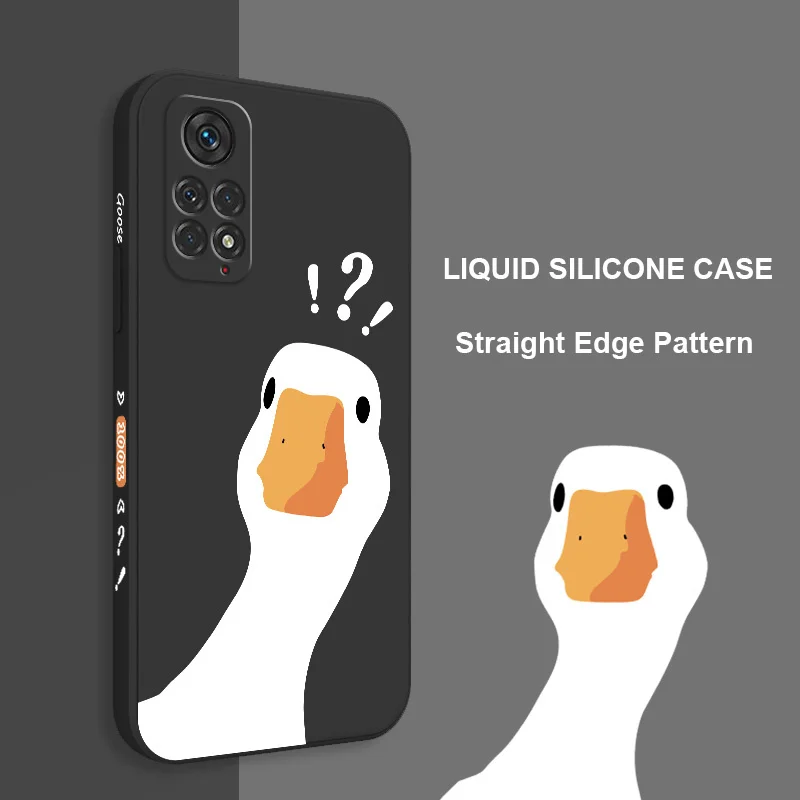 Doubtful Duck Phone Case For Xiaomi Redmi Note 13 12 12S 11 11S 10 10A 10T 10S 9T 9 8 7 Pro Plus 10C 4G 5G Cover