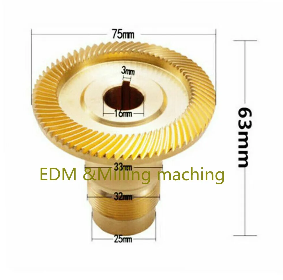 CNC Mill Part Milling Machine Servo Power Feed Bronze Gear Right-Handed For Bridgeport Mill Tool