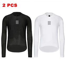 Manga Longa Bicicleta Esportes Ciclismo Camisa, Camada Base Roupa Interior, Bicicleta Corrida Jersey, Camisola, Camada Base, 2022