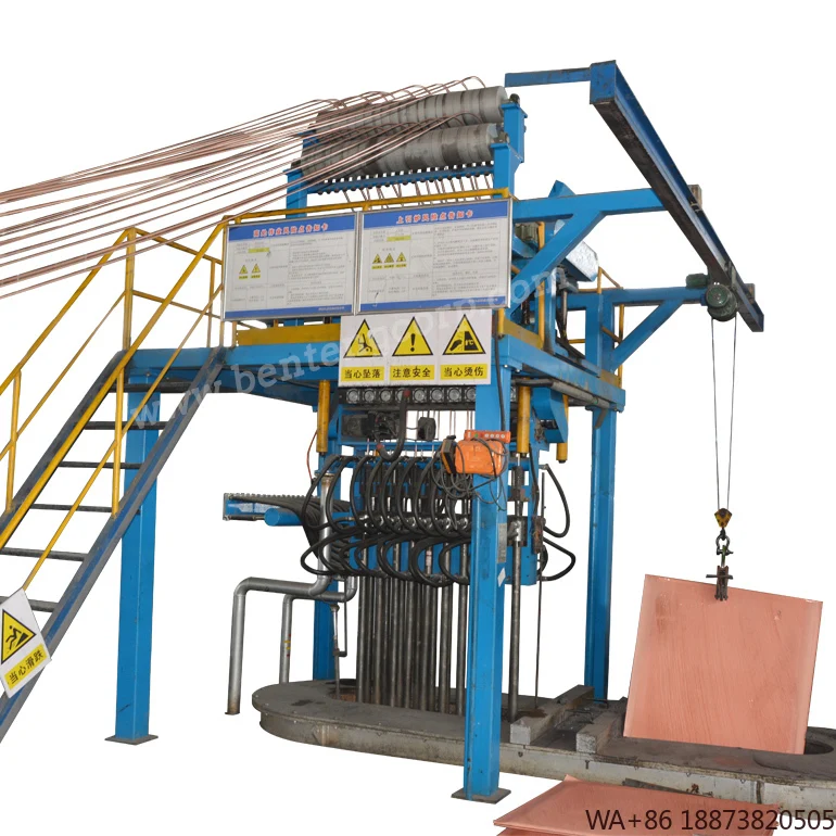 آلة الصب قضيب النحاس خط إنتاج الصب المستمر إلى الصعود المستمر #2