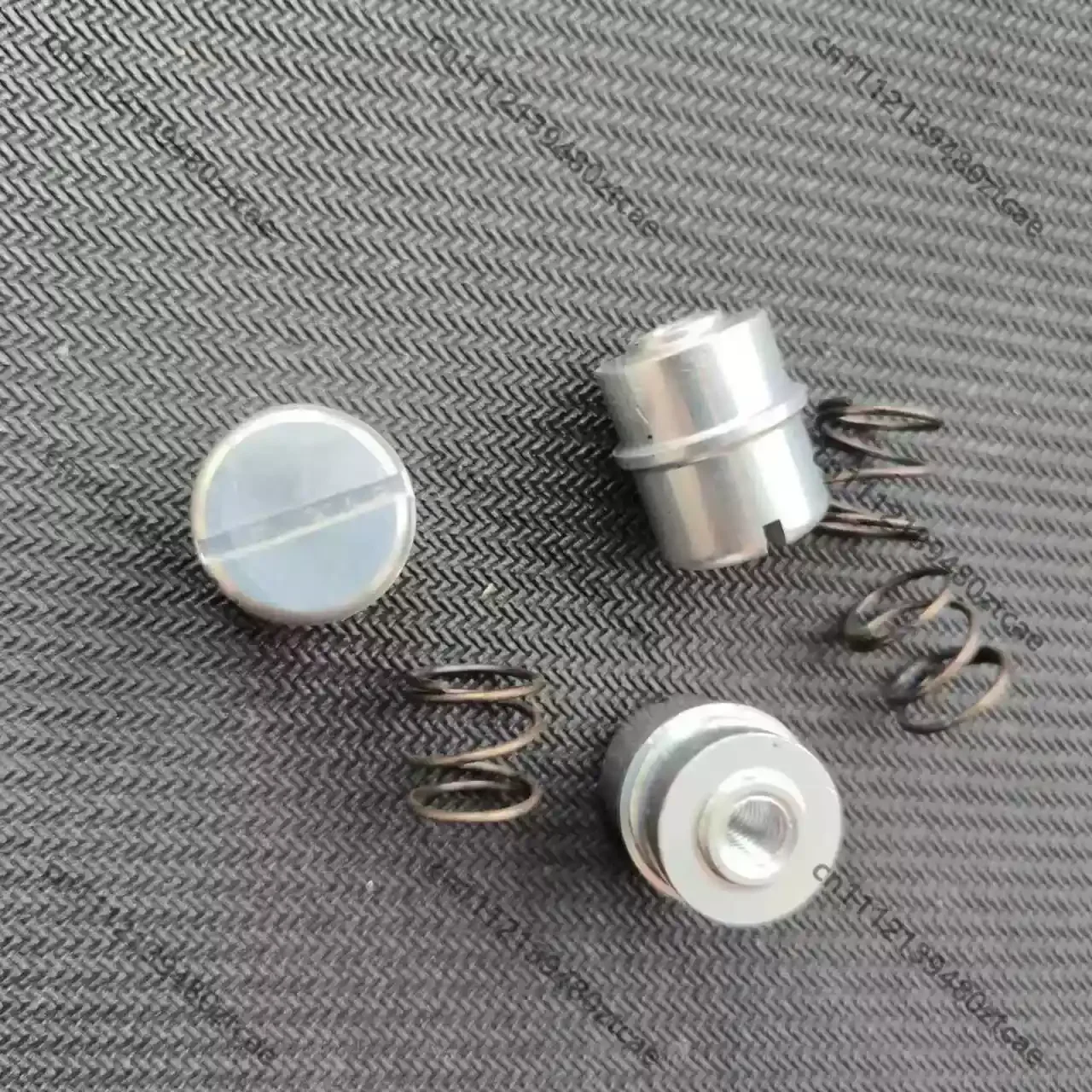 Lock Core & Push Button With Spring, Hardware Spare Parts for Mechanical Cavity Lock Assembly