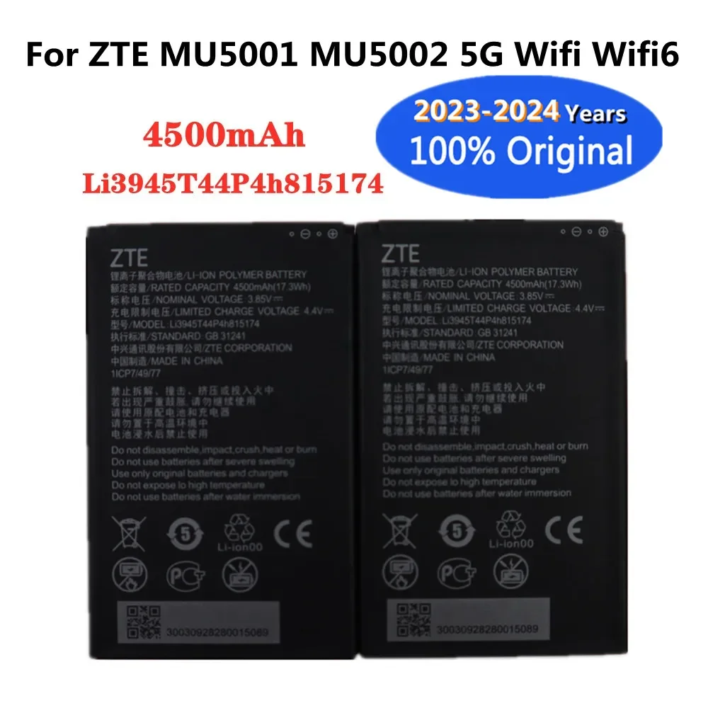 

Новый оригинальный аккумулятор Li3945T44P4h815174 для ZTE MU5001 MU5002 5G Wifi Wifi6, портативный беспроводной аккумулятор для телефона, быстрая доставка