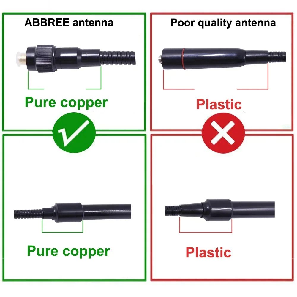 Profesjonalna dwuzakresowa taktyczna antena komunikacyjna UV Wzmacniacz Wysokowydajna antena radiowa Walkie Talkie dla Xiaomi