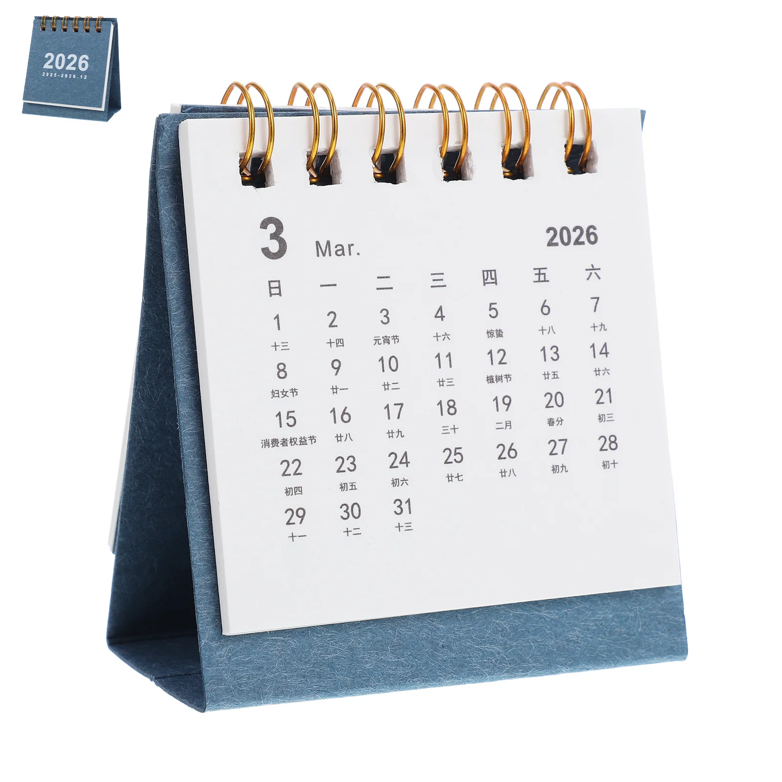 

Mini Desk Calendar 2026 Small Desktop Tear Off Pages Daily Planning Task Tracking Minimalist Office Table Calendar