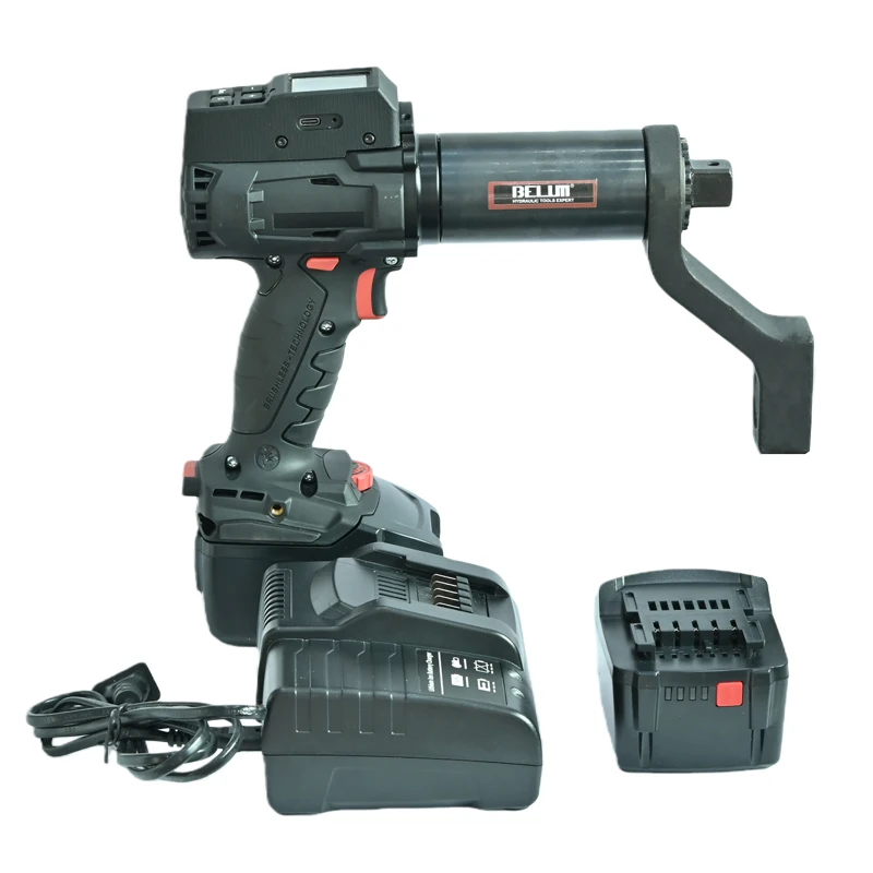 BTW-2S 18V 5Ah Large Screen Real Time Display Rechargeable Battery Cordless Torque Wrench