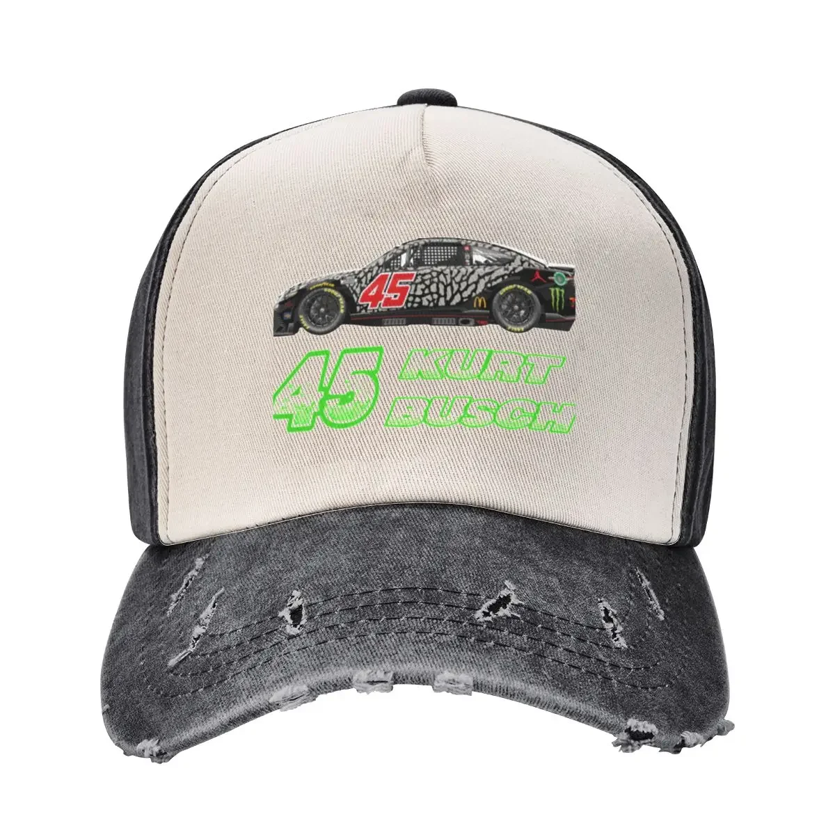 Kurt Busch Baseball Cap tea Hat New In Hat Vintage Fashion Beach Women Caps Men's