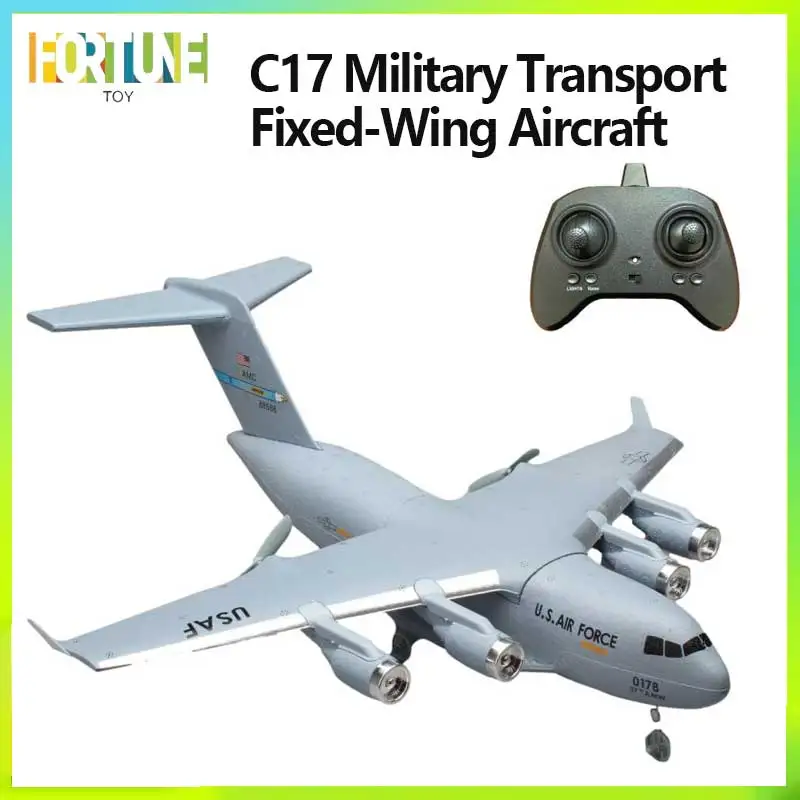 

New Product: Us Military C17 Fixed-Wing Foam Remote-Controlled Glider Rc Model Aircraft (Handcrafted)