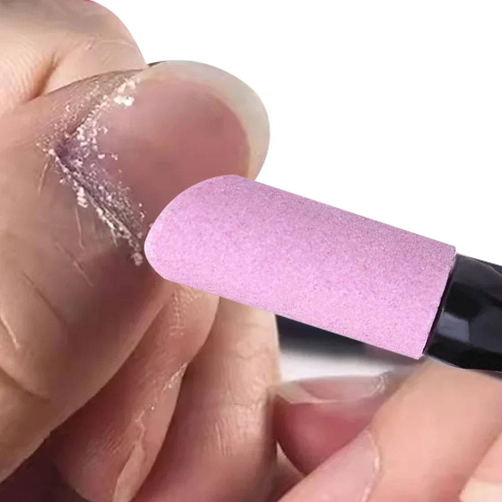 Nagelfeile, Nagelhautstein, Nagel-Schleifstäbchen, Nagelkunst-Stift, Nagelhautentferner, Trimmer, Polierer, Maniküre-Werkzeuge, zum Entfernen abgestorbener Hautzellen – Detail 6